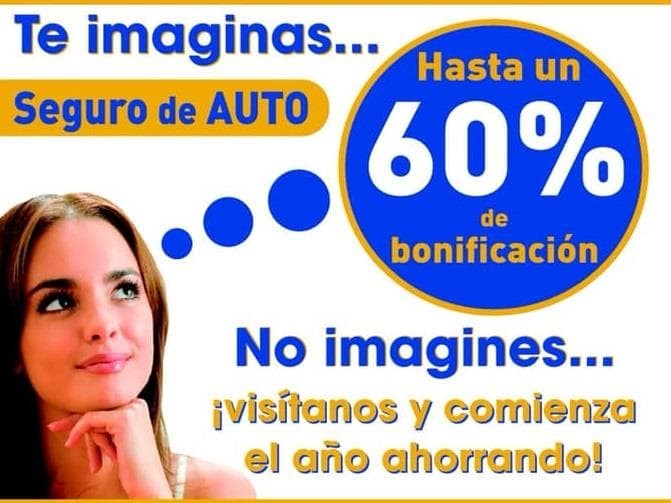 Consigue hasta un 60% de bonificación en tu seguro de auto