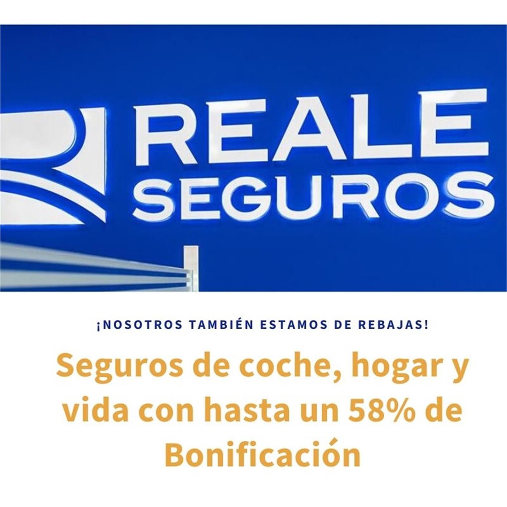 ¡En Seguros Reale Segurpino también estamos de rebajas!