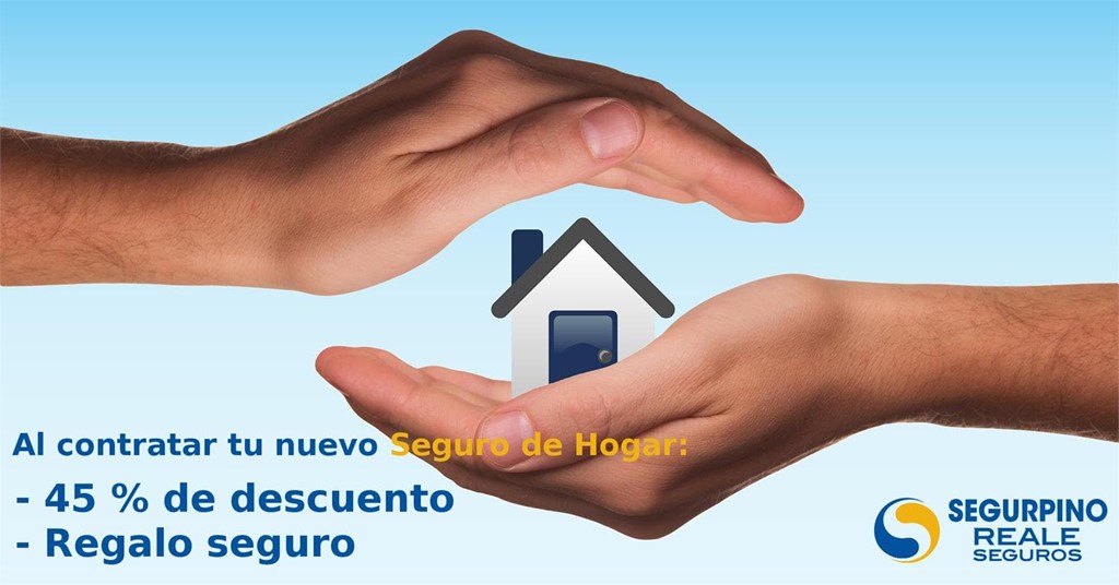 Promoción seguro de hogar: 45% de descuento y regalo seguro