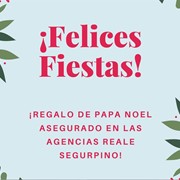 ¡Regalo de Papa Noel asegurado sólo pidiendo presupuesto en Reale Segurpino!