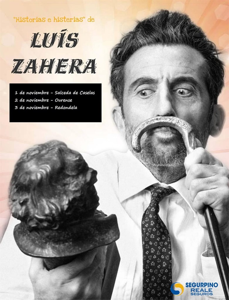 ¡Sorteamos entradas dobles para el espectáculo de Luis Zahera "Historias e Histerias"!